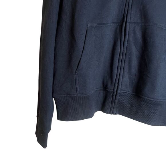 Calvin Klein black fleece full zip. Relaxed fit - Picture 7 of 7